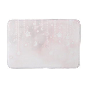 Tapete De Banheiro Estrelas Celestiais Douradas de Rosa de Estrelas B