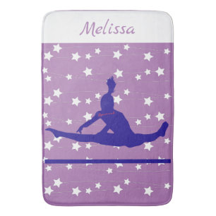 Tapete De Banheiro Estrelas de Gymnast Swirling