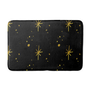 Tapete De Banheiro Estrelas Douradas