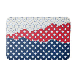 Tapete De Banheiro Estrelas Vermelhas, Brancas e Azuis (EUA) (Estados