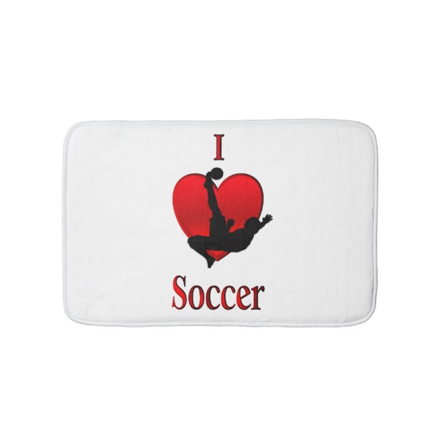 Tapete De Banheiro Eu Amo Futebol (frente)