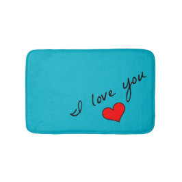Tapete De Banheiro Eu Te Amo