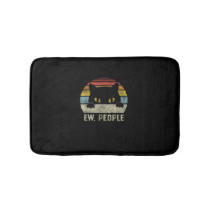 Tapete De Banheiro Ew Pessoas Retro Cat Funny Vintage Anti Social Int
