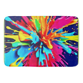 Tapete De Banheiro Explosão de cor e pintura em abstrato