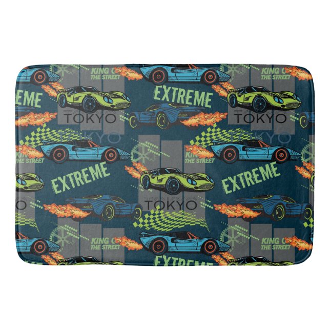 Tapete De Banheiro Extreme Tokyo Street Racing Pattern (Frente)