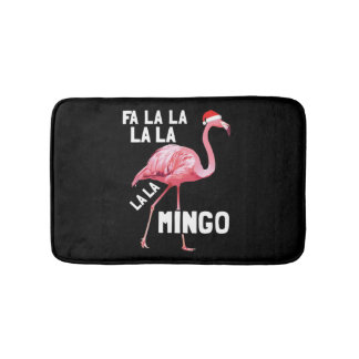 Tapete De Banheiro Fa La Flamingo Natal Feliz Xmas