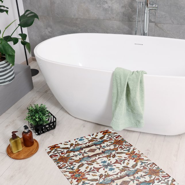 Tapete De Banheiro Fabulosa queda e azul (Criador carregado)