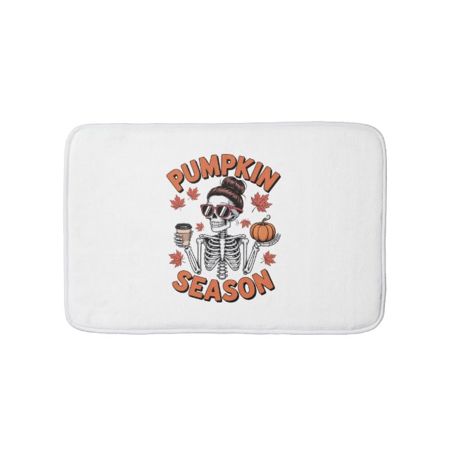 Tapete De Banheiro Fall Autumn Pumpkin (frente)