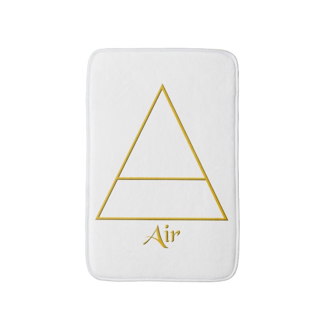 Tapete De Banheiro Falln Pagan Air Element Symbol (Frente Vertical)