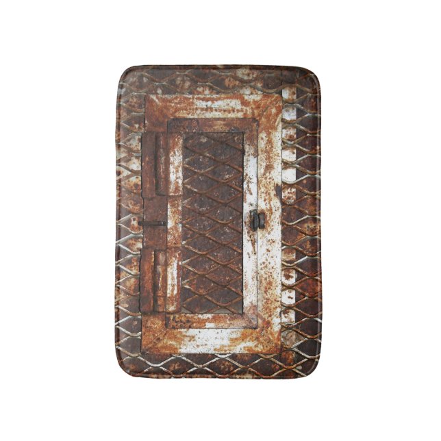 Tapete De Banheiro Falln Rusted Window (Frente Vertical)