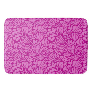 Tapete De Banheiro Fantasia de Morango em rosa