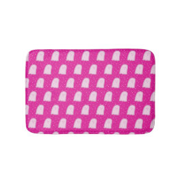 Tapete De Banheiro Fantasmagorias Cor-de-Rosa de Halloween e Pontos C