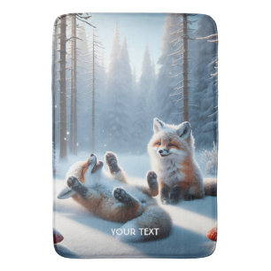 Tapete De Banheiro Fantasy Cuja Raposa Bebê
