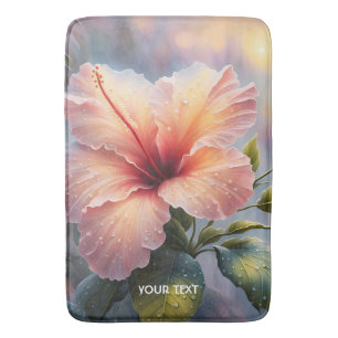 Tapete De Banheiro Fantasy Cute Delicate Hibiscus Flower