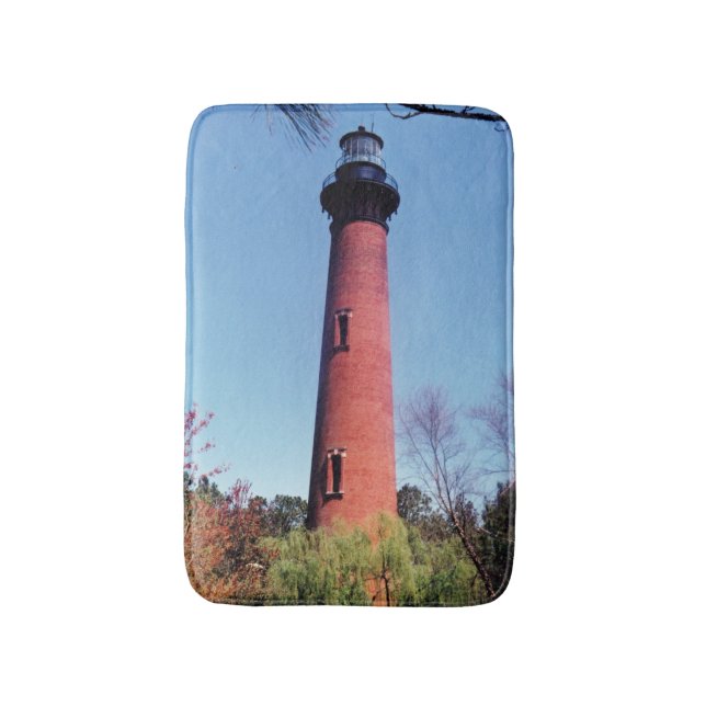 Tapete De Banheiro Farol Currituck (Frente Vertical)