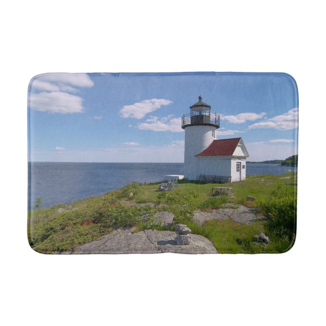 Tapete De Banheiro Farol de Curtis Island, Camden Maine (Frente)