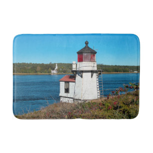 Tapete De Banheiro Farol de Ponto de Esquilo, Maine Bath Mat