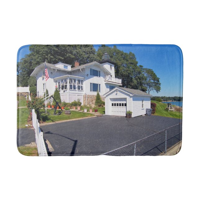 Tapete De Banheiro Farol de Ponto Hospital, Massachusetts (Frente)