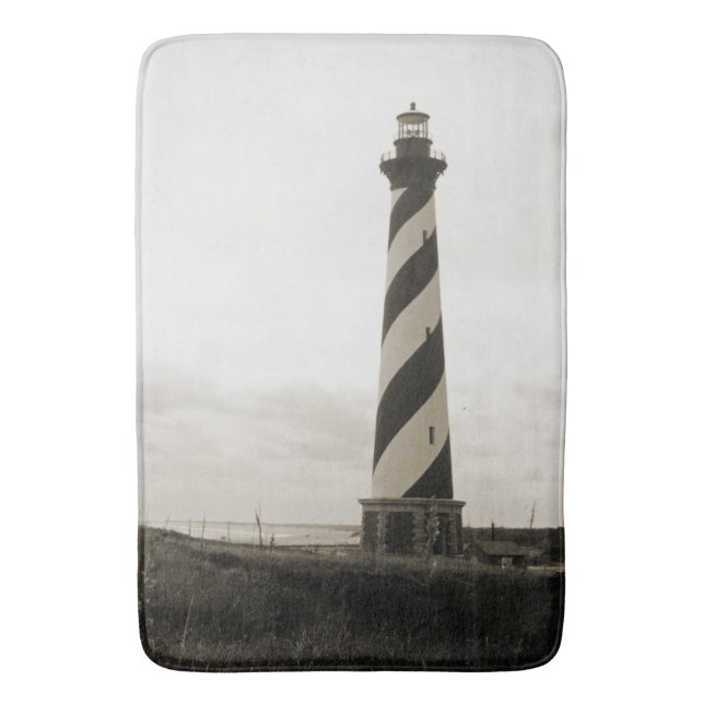 Tapete De Banheiro Farol do Cabo Hatteras (Frente Vertical)
