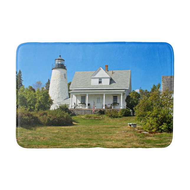 Tapete De Banheiro Farol do Dyce Head, Maine Bath Mat (Frente)