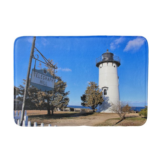 Tapete De Banheiro Farol East Chop, Massachusetts Bath Mat (Frente)