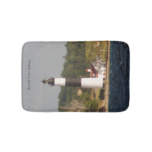 Tapete De Banheiro Farol Grande de Ponto Sável de uma casa de banho d (frente)