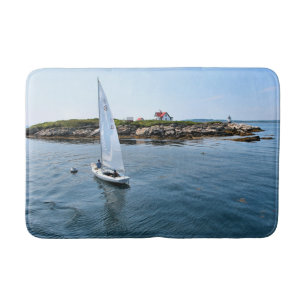 Tapete De Banheiro Farol Ram Island, Maine Bath Mat
