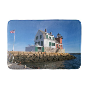 Tapete De Banheiro Farol Rockland, Maine Bath Mat