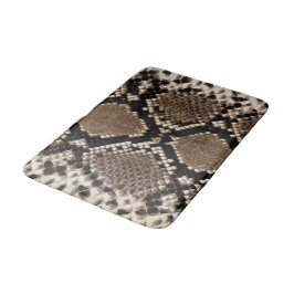 Tapete De Banheiro Faux Python Cobra Skin Bathroom Mat