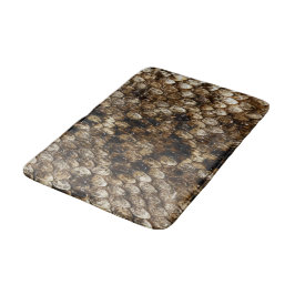 Tapete De Banheiro Faux Rattlesnake Cobra Skin Bathroom Mat
