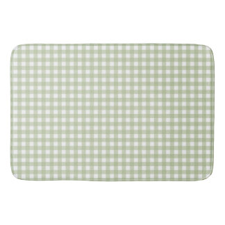 Tapete De Banheiro Faye e Lauren Green Gingham 1