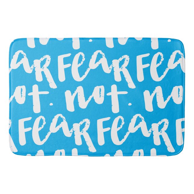Tapete De Banheiro Fear not (Frente)