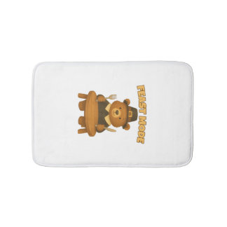Tapete De Banheiro Feast Mode Thankgiving Turkey - Cute Pilgrim Turke