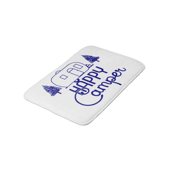 Tapete De Banheiro Feliz Camper Bath Mats (Angulado)
