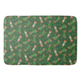 Tapete De Banheiro Feliz Dia de São Patrício Welsh Wire Fox Terrier D