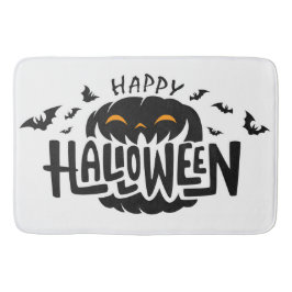 Tapete De Banheiro Feliz Halloween Abóbora