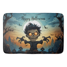 Tapete De Banheiro Feliz Halloween Bath Mat