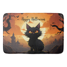 Tapete De Banheiro Feliz Halloween Bath Mat