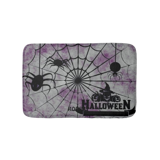 Tapete De Banheiro Feliz Halloween personalizado (frente)