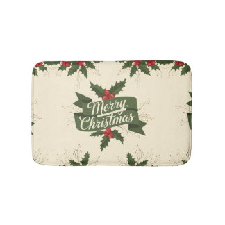 Tapete De Banheiro Feliz Natal