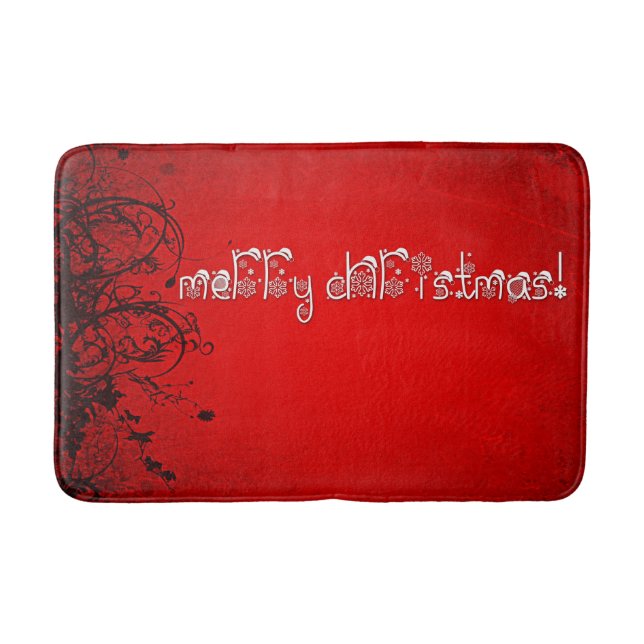Tapete De Banheiro Feliz Natal Bath Mat! (Frente)