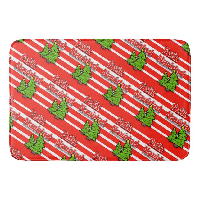 Tapete De Banheiro Feliz Navidad (Frente)
