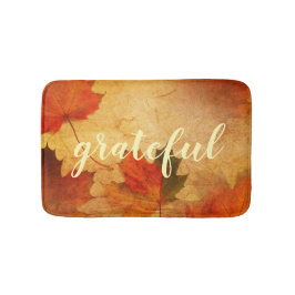 Tapete De Banheiro Feriado de Ação de Graças de outono