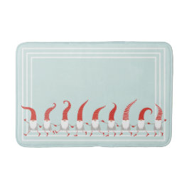 Tapete De Banheiro Férias de Natal dos Gnomos Escandinavos