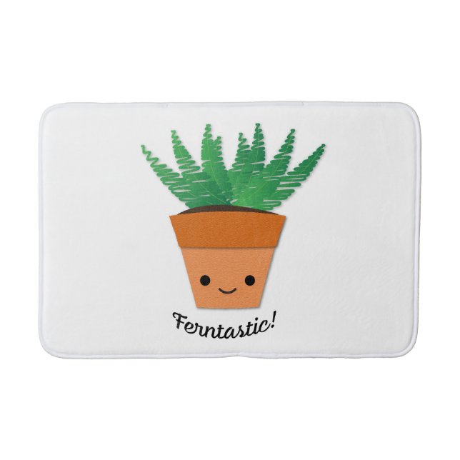 Tapete De Banheiro Ferntastic Fern (Frente)