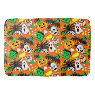 Tapete De Banheiro Festa de Candies do Halloween Spooky
