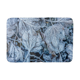 Tapete De Banheiro Festa de Natal Azul Deixa Férias de Neve no invern