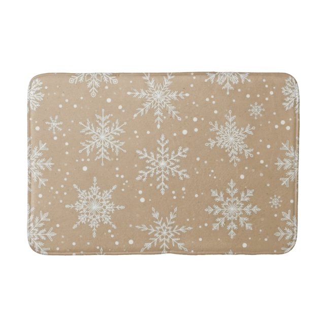 Tapete De Banheiro Festive Christmas Bath Mat – Holiday BathroomDecor (Frente)