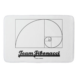 Tapete De Banheiro Fibonacci Equipe (Espiral Fibonacci)