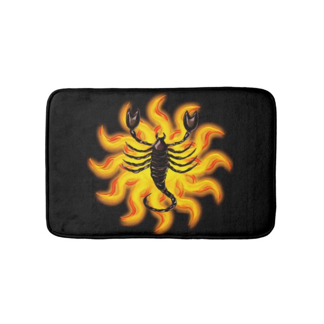 Tapete De Banheiro Fiery Scorpio (frente)